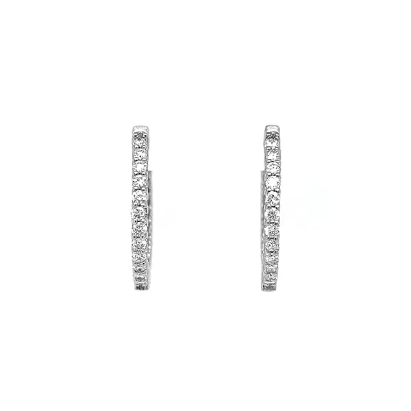 Золотые серьги с бриллиантами