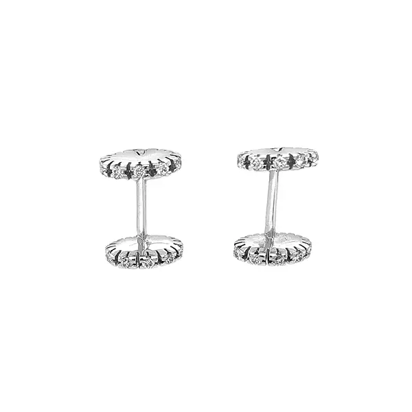 Золотые серьги с бриллиантами