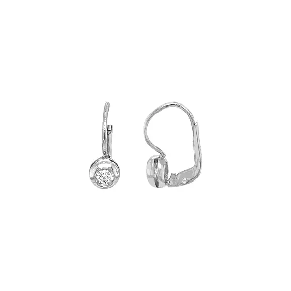 Золотые серьги с бриллиантами