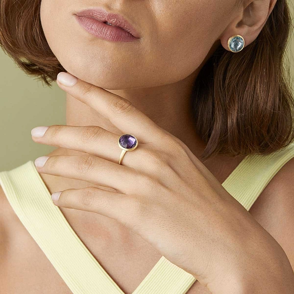 Золотые серьги Marco Bicego Jaipur OB1739 TP01 Y 02