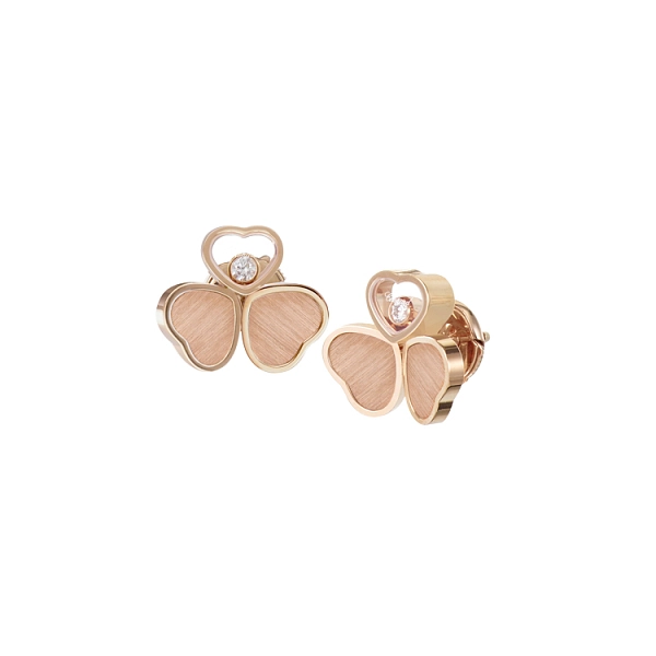 Золотые серьги Chopard Happy Hearts 83A083-5701