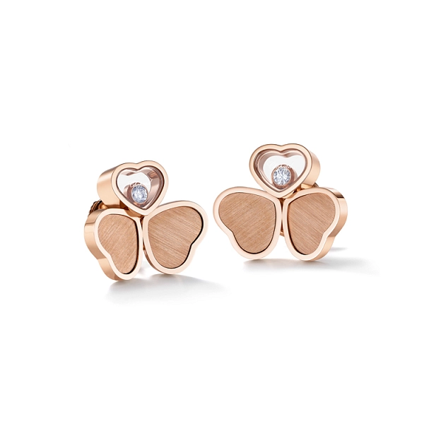 Золотые серьги Chopard Happy Hearts 83A083-5701