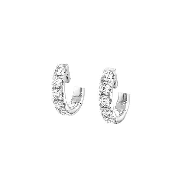 Золотые серьги с бриллиантами