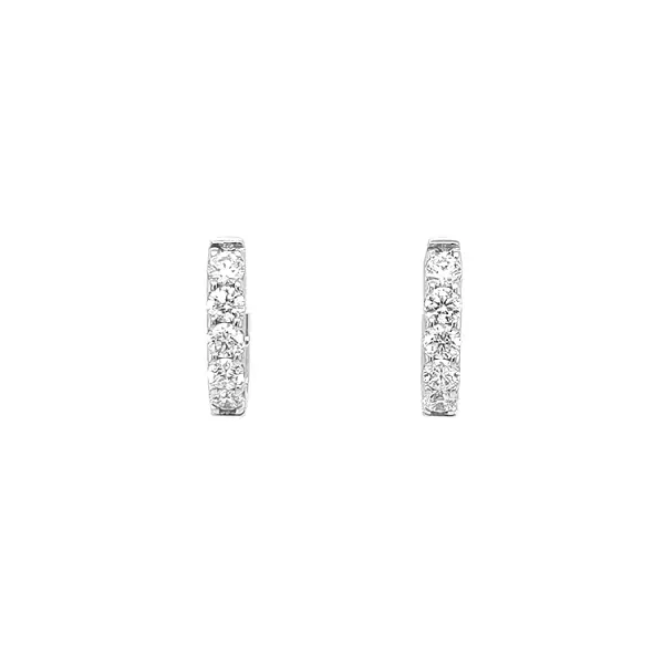 Золотые серьги с бриллиантами