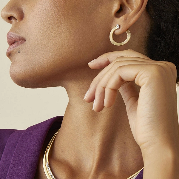 Золотые серьги Marco Bicego Masai OG376 B YW
