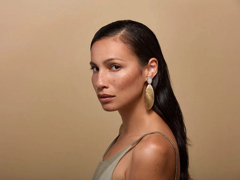 Золотые серьги Marco Bicego Lunaria OB1412 B1 YW