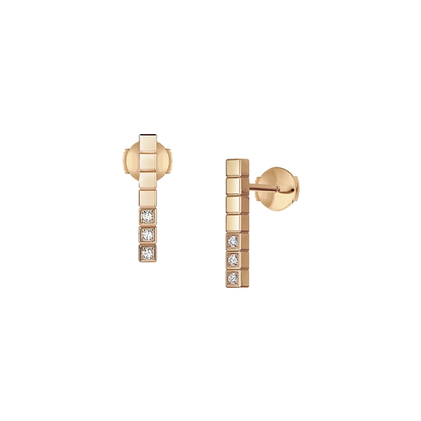 Золотые серьги Chopard Ice Cube 837702-5002
