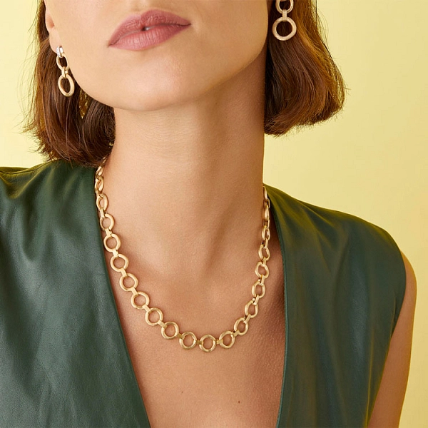 Золотые серьги Marco Bicego Jaipur Link OB1759 B YW