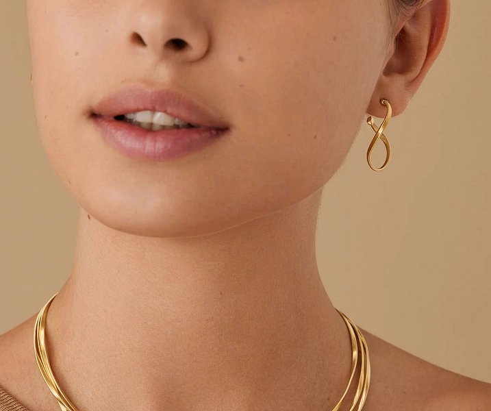 Золотые серьги Marco Bicego Marrakech OG404 Y
