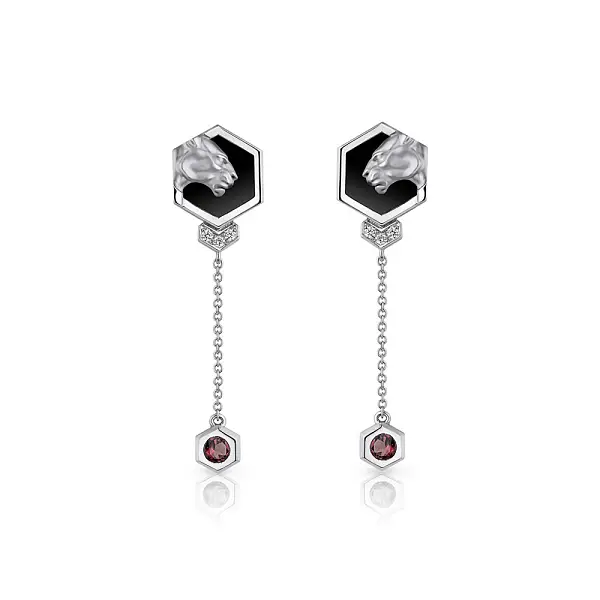 Золотые серьги Carrera y Carrera Hexagon