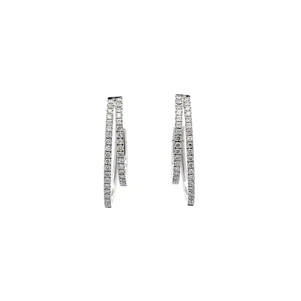 Золотые серьги с бриллиантами