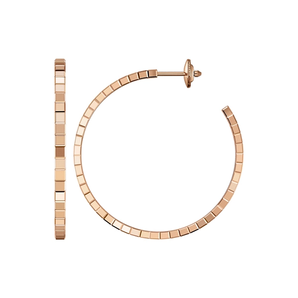 Золотые серьги Chopard Ice Cube 837702-5007