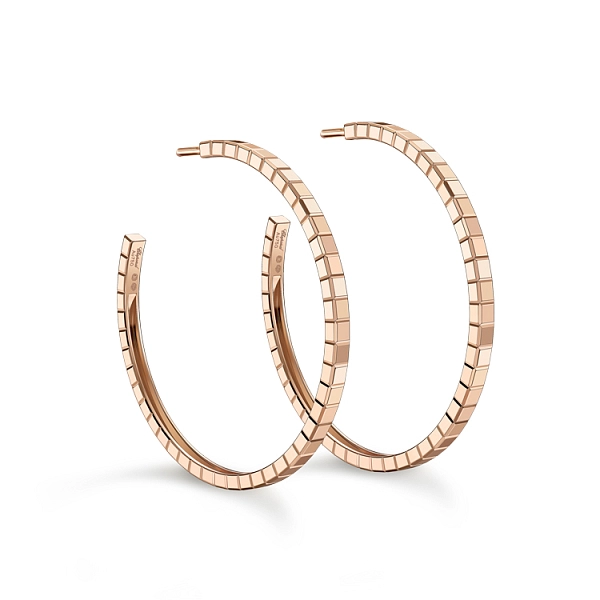 Золотые серьги Chopard Ice Cube 837702-5007