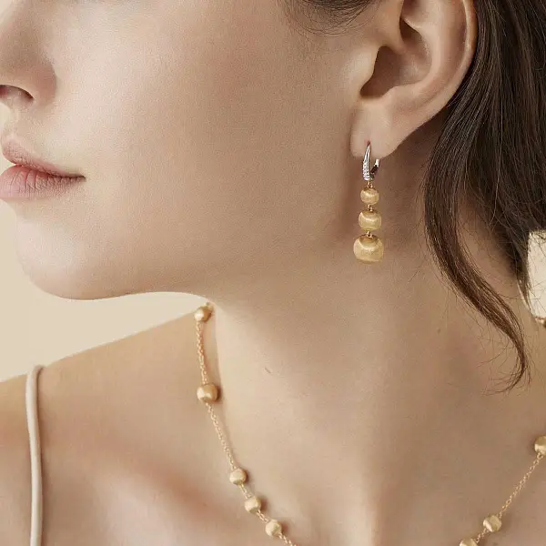 Золотые серьги Marco Bicego Africa OB1885-M B YW Q6