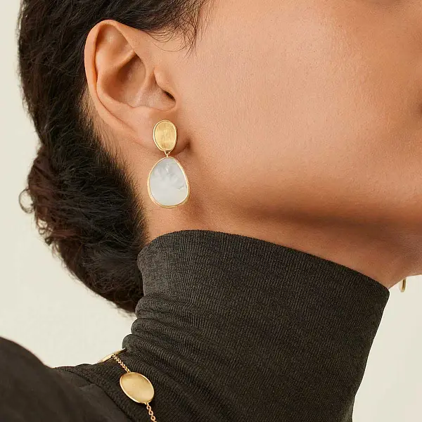 Золотые серьги Marco Bicego Lunaria OB1403 MPW Y 02