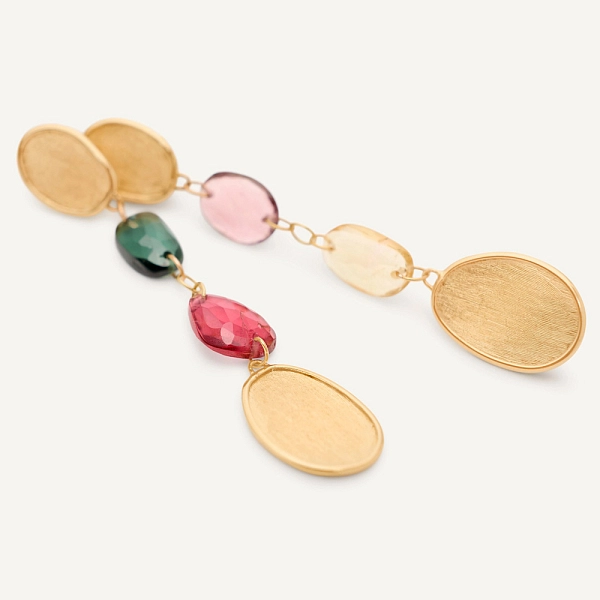 Золотые серьги Marco Bicego Lunaria Color OB1899 TM Y