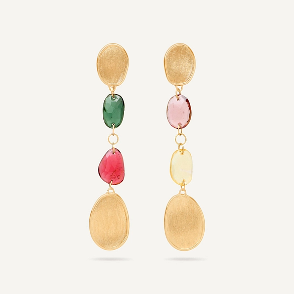 Золотые серьги Marco Bicego Lunaria Color OB1899 TM Y