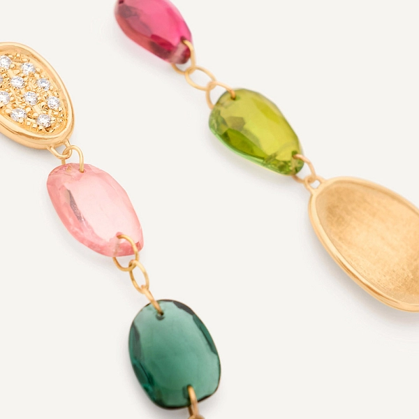 Золотые серьги Marco Bicego Lunaria Color OB1899-B TM01 Y