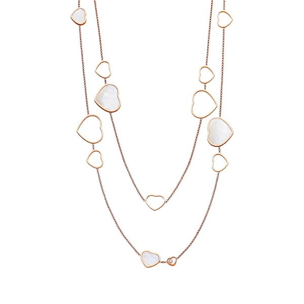 Золотое колье Chopard Happy Hearts 817482-5301