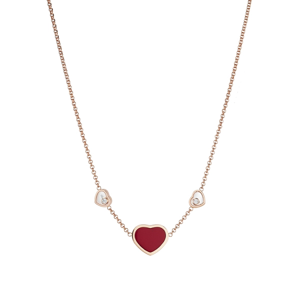 Золотое колье Chopard Happy Hearts 81A082-5801