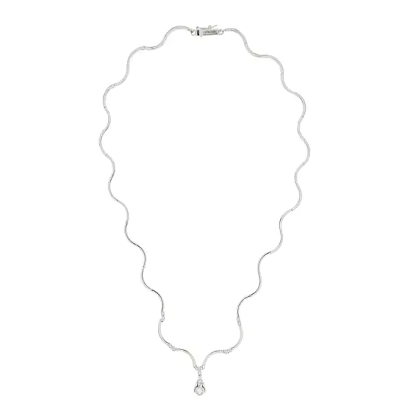 Золотое колье с бриллиантами