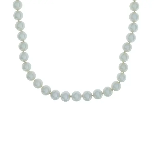 Золотое ожерелье из натурального жемчуга