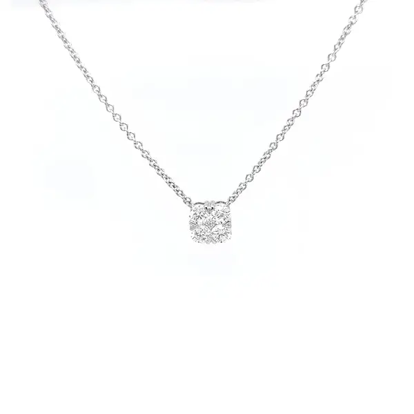 Золотое колье с бриллиантами