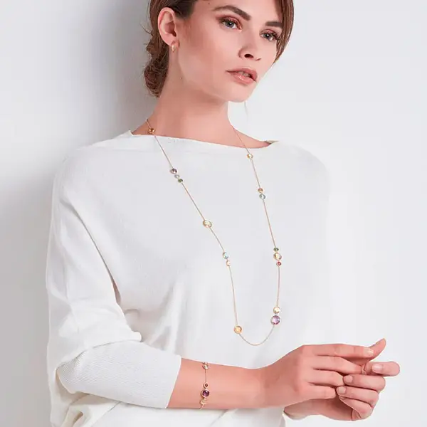 Золотое колье Marco Bicego Jaipur CB1401 MIX01 Y