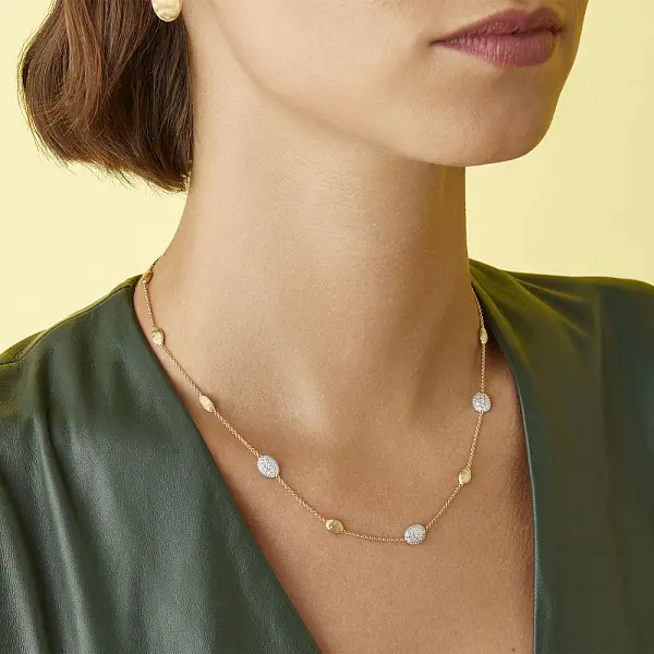 Золотое колье Marco Bicego Siviglia CB1838-E B YW