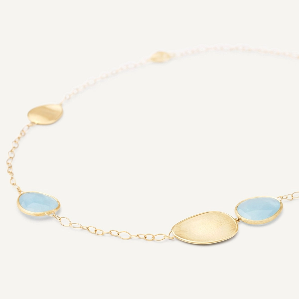 Золотое ожерелье Marco Bicego Lunaria CB1981 AQD Y