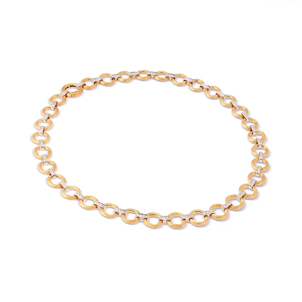 Золотое Marco Bicego Jaipur Diamond Necklace CB2660 B YW