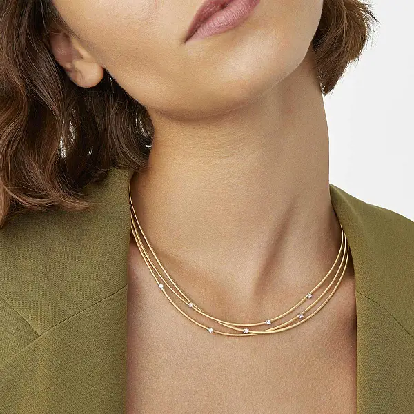 Золотое колье Marco Bicego Goa CG617 B W 01