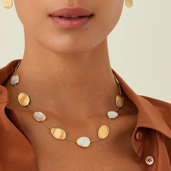 Золотое колье Marco Bicego Lunaria CB2099 MPW Y 02