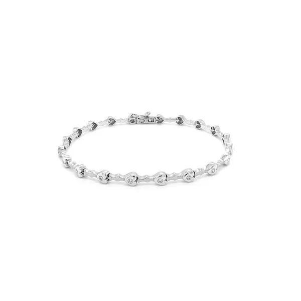 Золотой браслет с бриллиантами