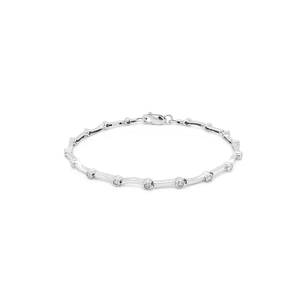 Золотой браслет с бриллиантами