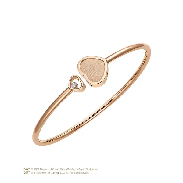 Золото Chopard Happy Heatrs Золотые сердца браслет 85A007-5020