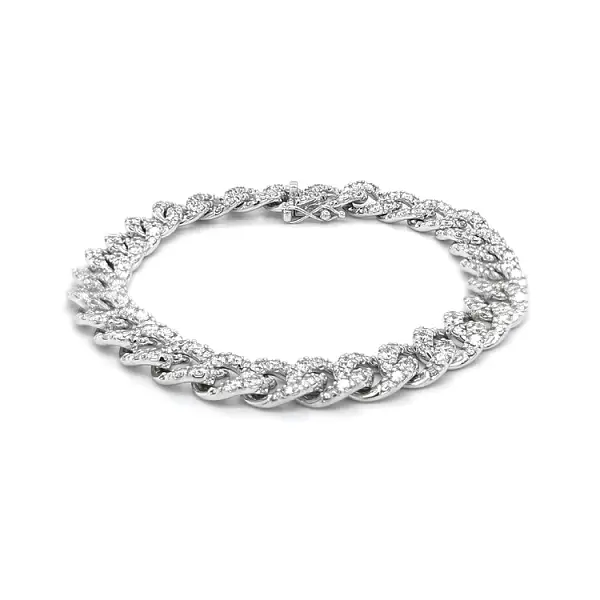 Золотой браслет с бриллиантами