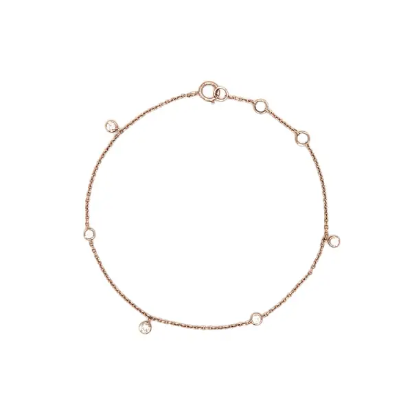 Золотой браслет с бриллиантами