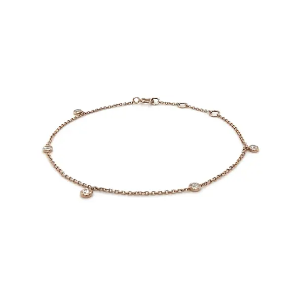 Золотой браслет с бриллиантами