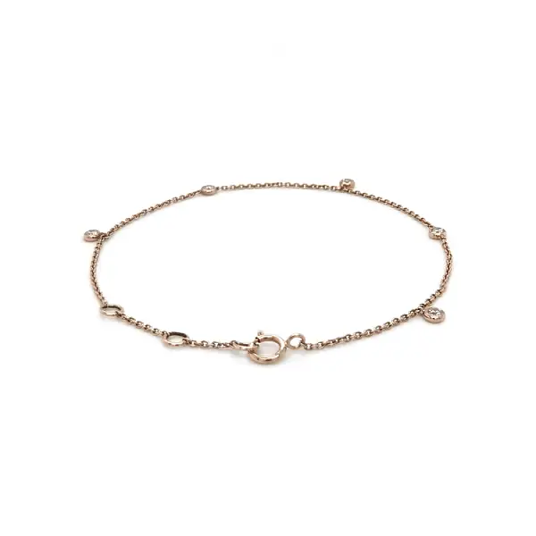 Золотой браслет с бриллиантами