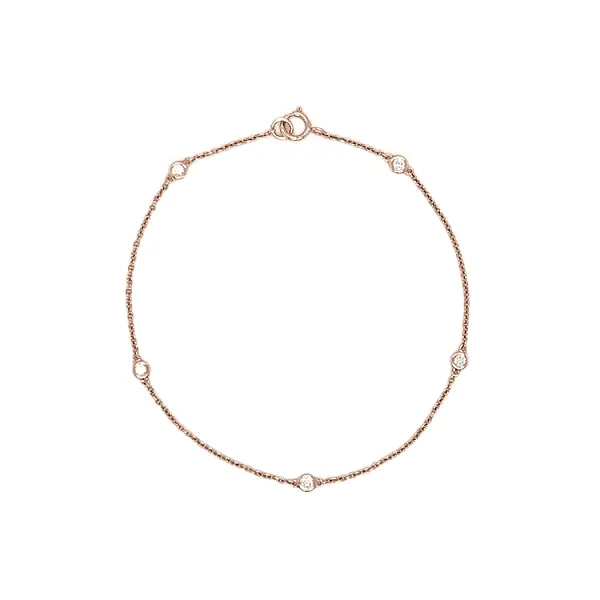 Золотой браслет с бриллиантами