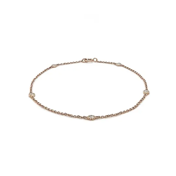 Золотой браслет с бриллиантами