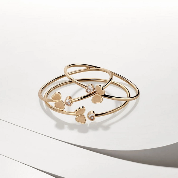 Золотой браслет Chopard Happy Hearts 85A083-5702