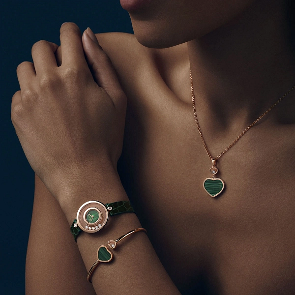 Золотой браслет Chopard Happy Hearts 857482-5106
