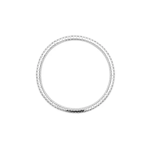 Золотой теннисный браслет с бриллиантами