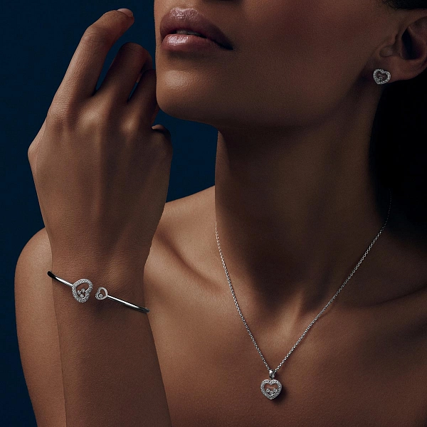Золотой браслет Chopard Happy Diamonds 85A614-1202