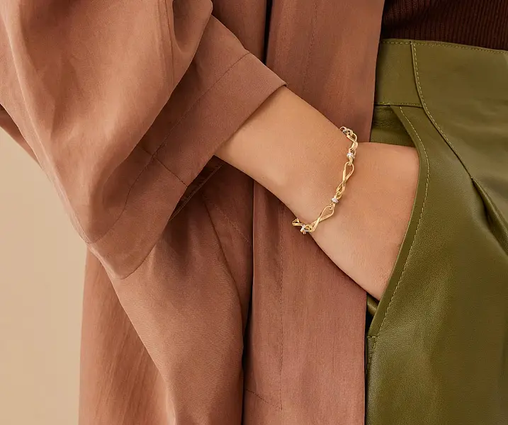 Золотой браслет Marco Bicego Marrakech Onde BG844 B YW