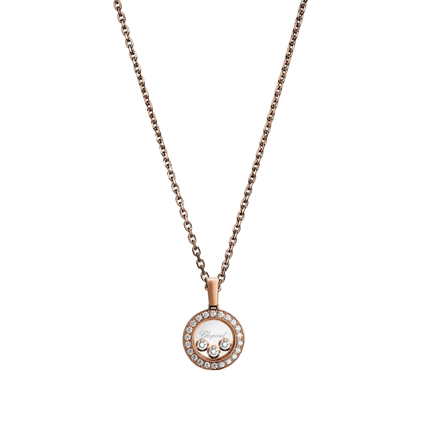 Золотой кулон Chopard Happy Diamonds 79A018-5201