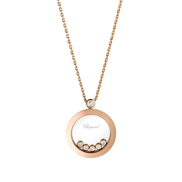 Золотой кулон Chopard Happy Diamonds 799434-5001