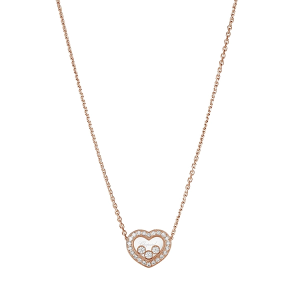Золотой кулон Chopard Happy Diamonds 79A611-5201